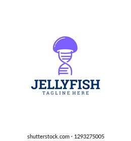 Jelly Fish Logo Design Template