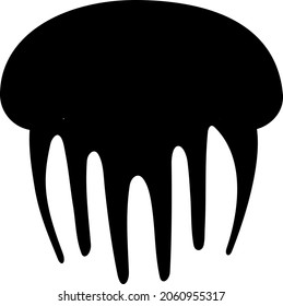 Jelly Fish vector illustration. A flat illustration design of Jelly Fish icon on a white background.