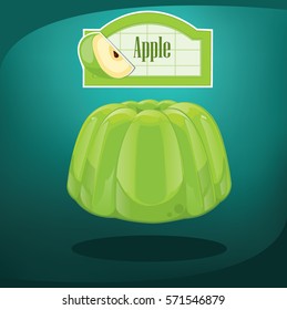 Jelly green Apple