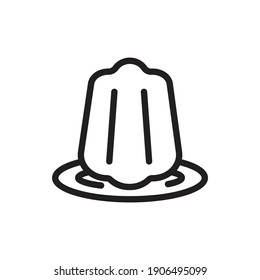Diseño de iconos de gelatina. aislado de fondo blanco. ilustración vectorial