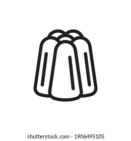 Jelly icon design. isolated on white background. vector illustration
