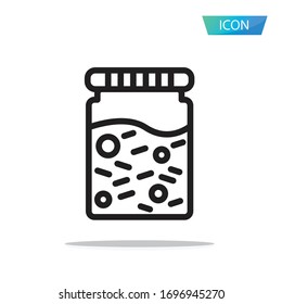 Jelly icon isolated on white background.