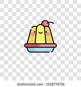 jelly icon sign and symbol. jelly color icon for website design and mobile app development. Simple Element from birthday collection for mobile concept and web apps icon.
