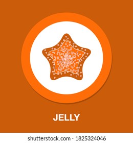jelly icon - simple, vector, icon for website design, mobile app, ui. Vector Illustration