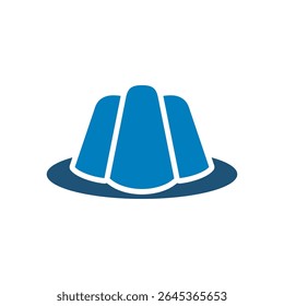 Jelly icon vector design in trendy style