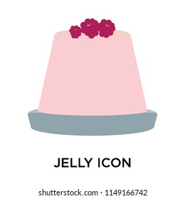 Jelly icon vector isolated on white background for your web and mobile app design, Jelly logo concept