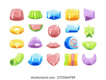 Jelly Illustration Set Icon Element 