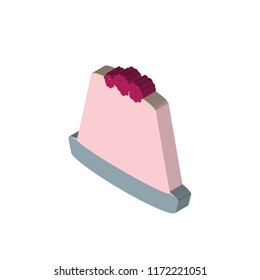 Jelly isometric left top view 3D icon