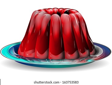 jelly on plate