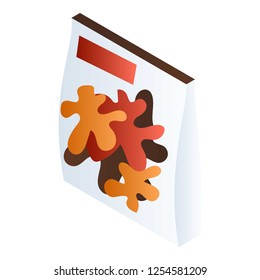Jelly pack icon. Isometric of jelly pack vector icon for web design isolated on white background