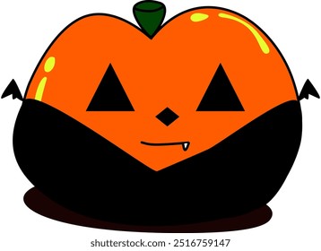 Jelly Pumpkin in Bat Costume