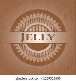 Jelly retro wood emblem