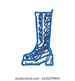 jelly sandals vintage fashion doodle icon sketch vector. jelly sandals vintage fashion sign. isolated symbol illustration