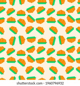 jelly seamless pattern flat icon illustration vector graphic