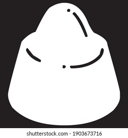 jelly shaped like a mountain