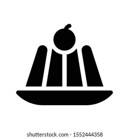 jelly vector glyph flat icon