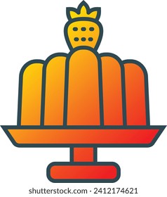 Jelly vector icon. Can be used for printing, mobile and web applications.