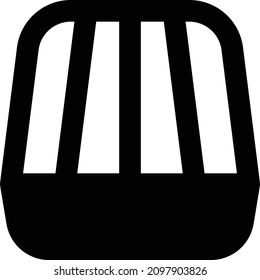 jelly vector illustration isolated on a transparent background. glyph vector icons for concept or web graphics.