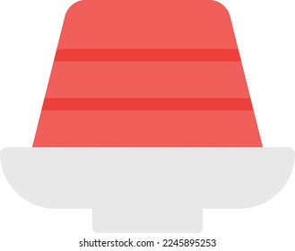 ilustración de jelly Vector en un fondo transparente. Símbolos de calidad superior. Iconos vectoriales de color de línea para el concepto y el diseño gráfico. 
