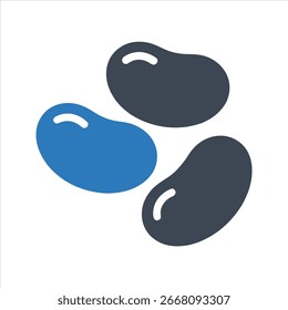 Jellybeans icon. Vector and glyph
