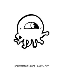 caricatura de medusas