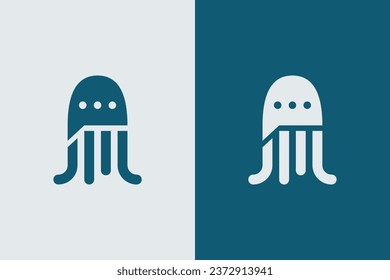 Jellyfish Chat Logo for business