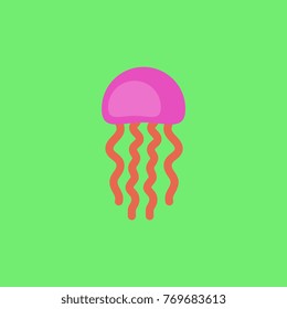 Jellyfish clear vector
