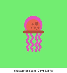 Jellyfish clear vector illustration