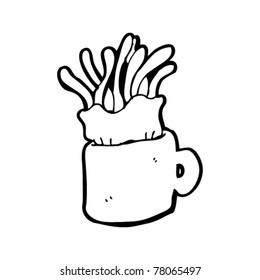 jellyfish coffee cartoon