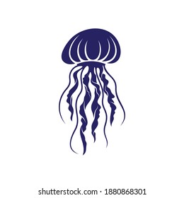 Jellyfish design vector illustration, Creative Jellyfish logo design concepts template, icon symbol