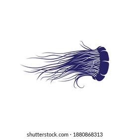 Jellyfish design vector illustration, Creative Jellyfish logo design concepts template, icon symbol