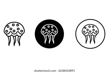 jellyfish design, vector, isolated on transparent background