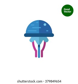 Jellyfish flat icon