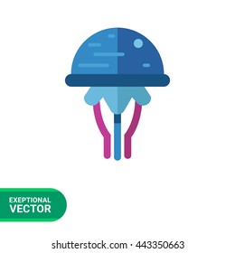 Jellyfish flat icon