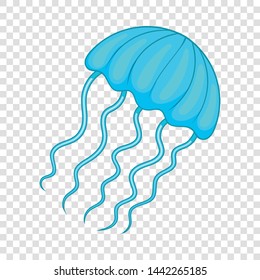 Jellyfish icon. Cartoon illustration of jellyfish vector icon for web