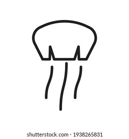 Jellyfish icon design. vector illustration