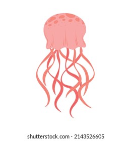 jellyfish icon isolated white background