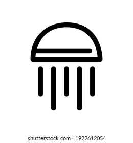 jellyfish icon or logo isolated sign symbol vector illustration - high quality black style vector icons
