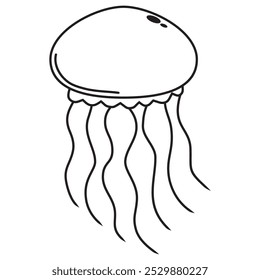 jellyfish icon vector design. jellyfish vector