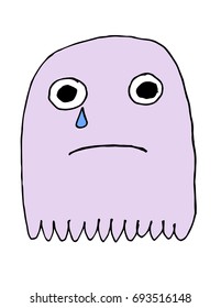 Jellyfish icon Vector. Flat vector illustration for web and mobile. Vector Jellyfish icon graphic. Vector icon isolated on white background. Great for children toys and apparel, wed design, company.