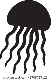 Quallen-Symbol - Vektorgrafik
