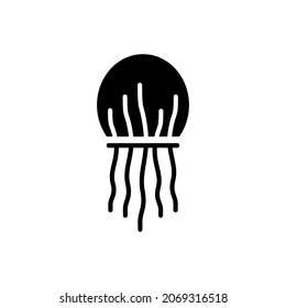 jellyfish icon, vector illustration eps 10.