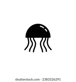 jellyfish icon vector jelly fish sign