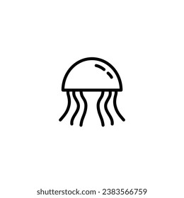jellyfish icon vector jelly fish sign