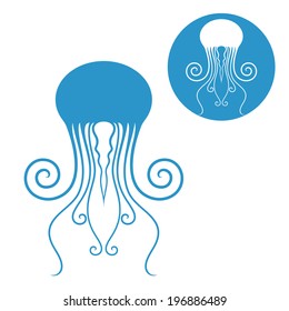 Jellyfish. Logo