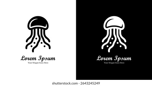 Jellyfish logo design with modern style