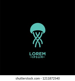 jellyfish logo icon designs vector