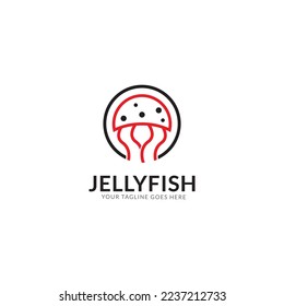 jellyfish logo icon designs vector