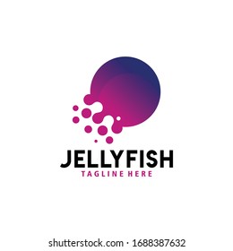 Jellyfish Logo Icon Vector Isolated
