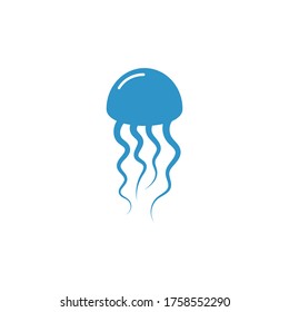 Jellyfish logo illustration vector design